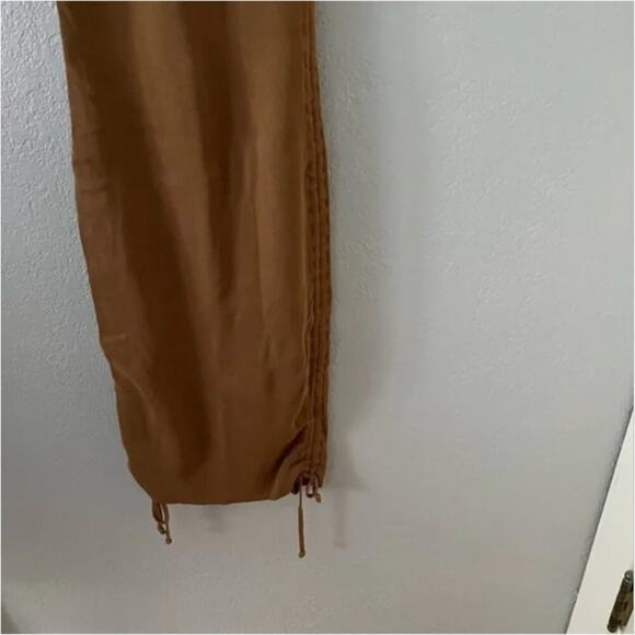 Lioness Military Minds Ruched Dress in Camel - Picture 3 of 5